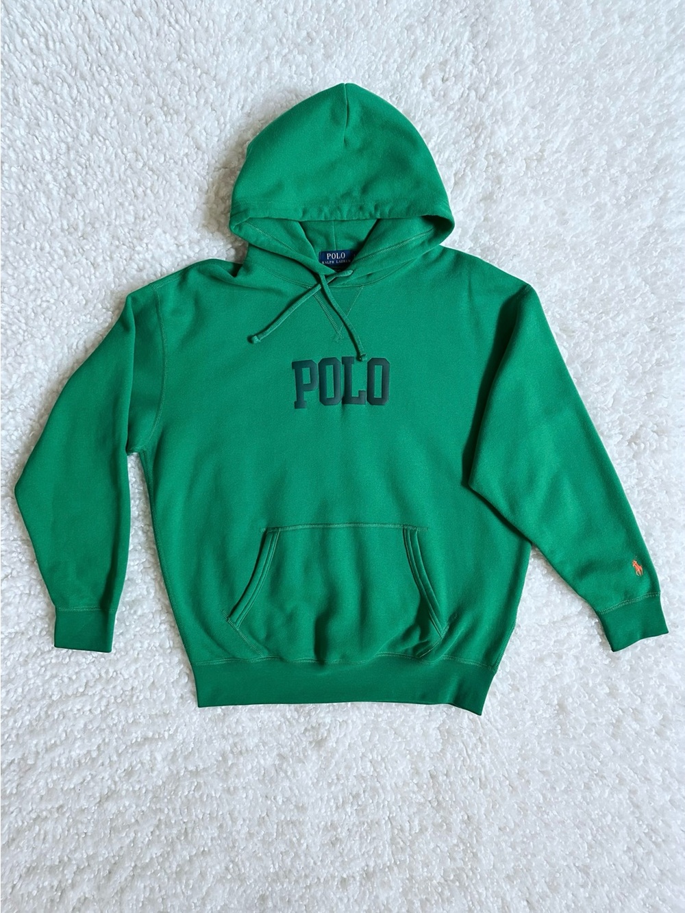 Polo by Ralph Lauren Kelly Green Logo Pullover Hoodie Brand new Unisex